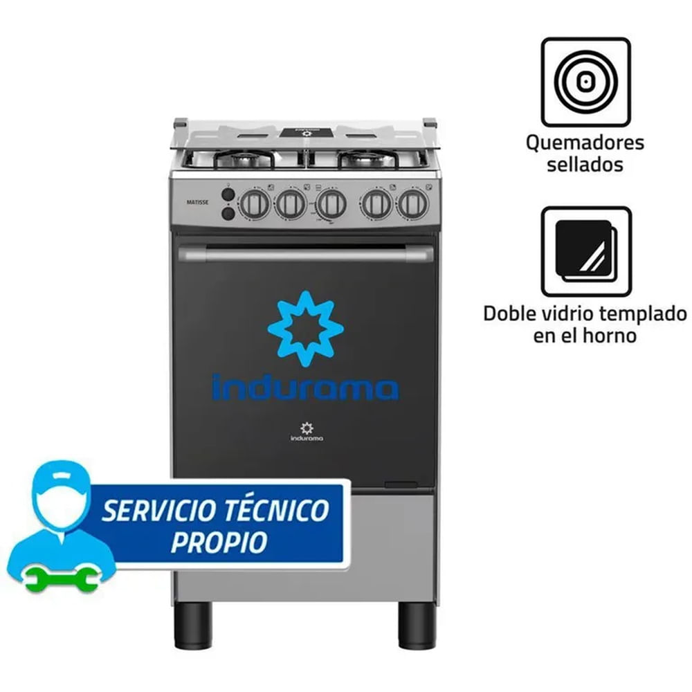 Cocina  4 Hornillas con Encendido Eléctrico Matisse