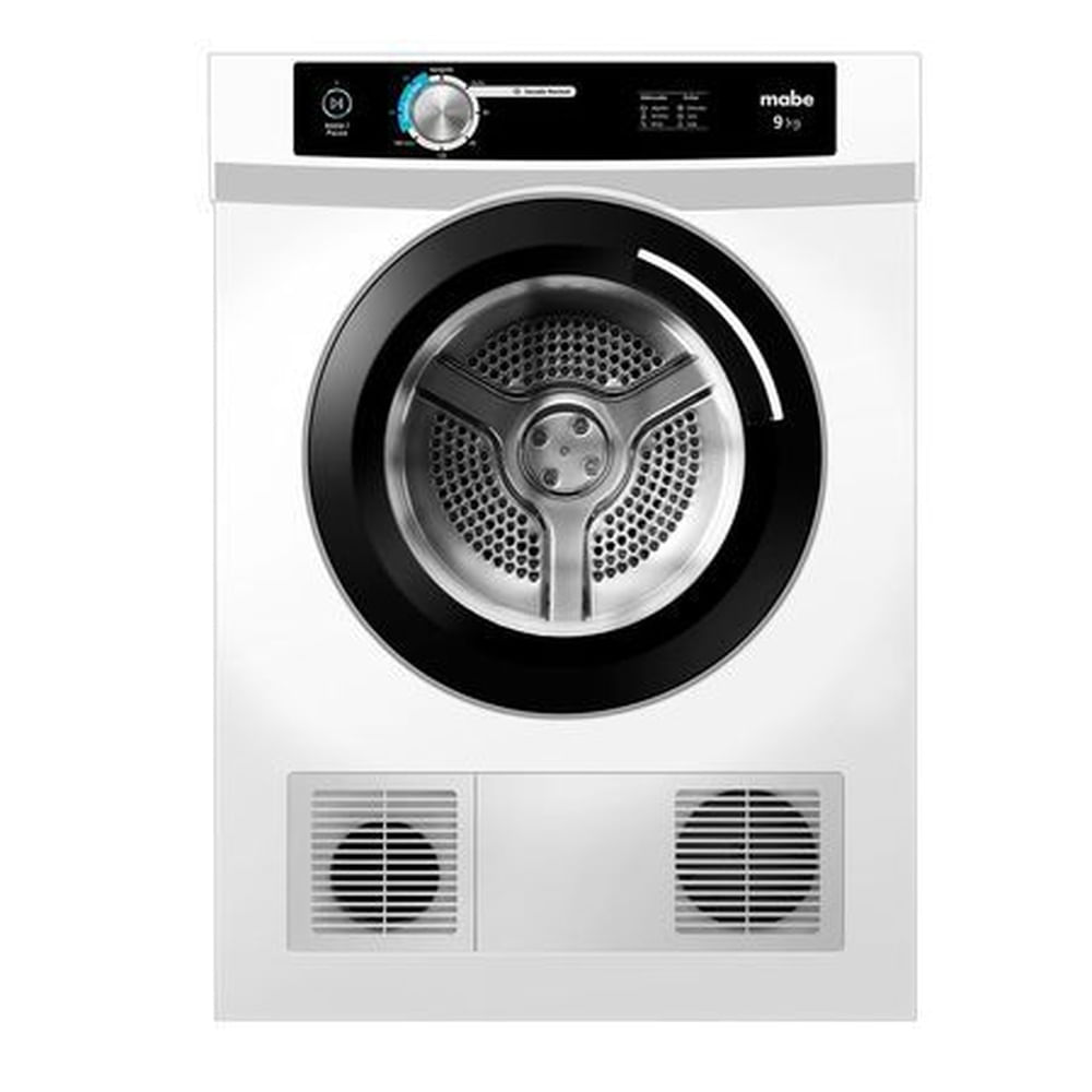 Secadora Eléctrica Mabe 9 kg Carga Frontal Blanca SEM090VBBB0
