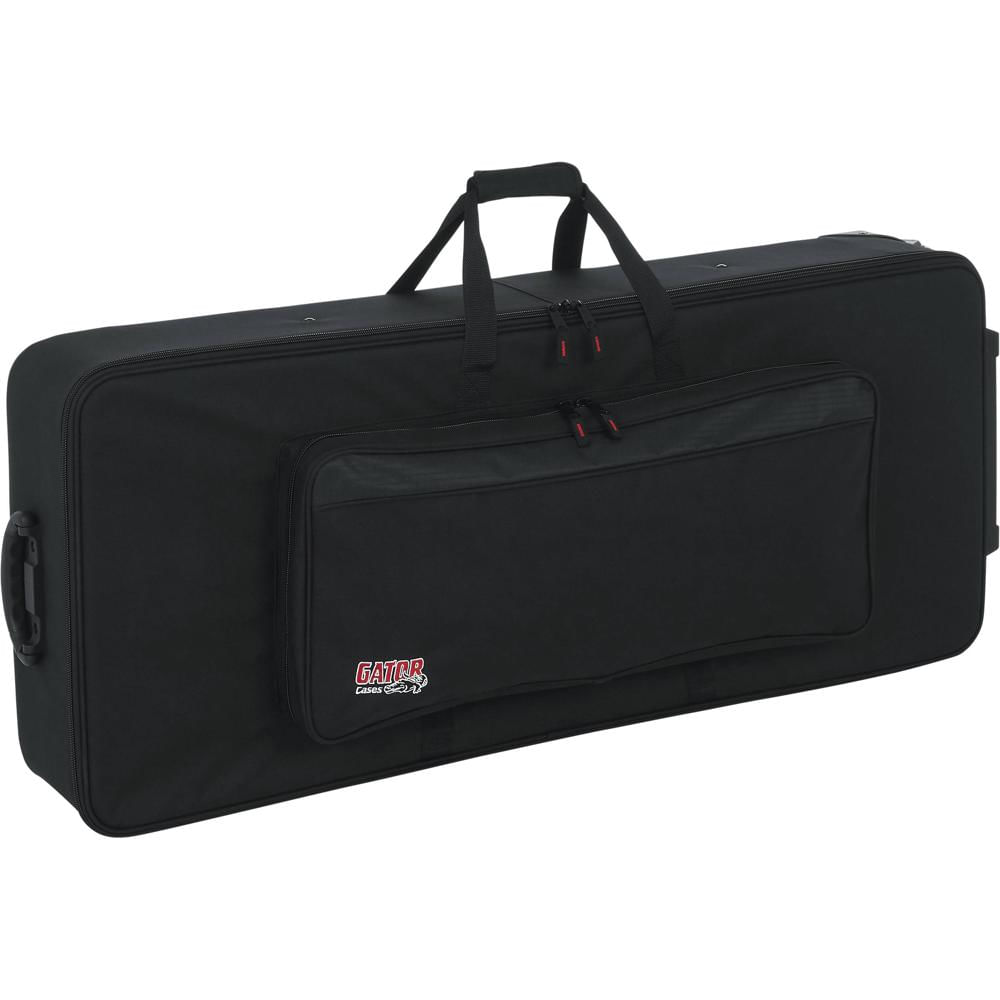 Gator Funda para Teclado GK-61 con Ruedas, Nylon Resistente, Compartimento Externo, 61 Not
