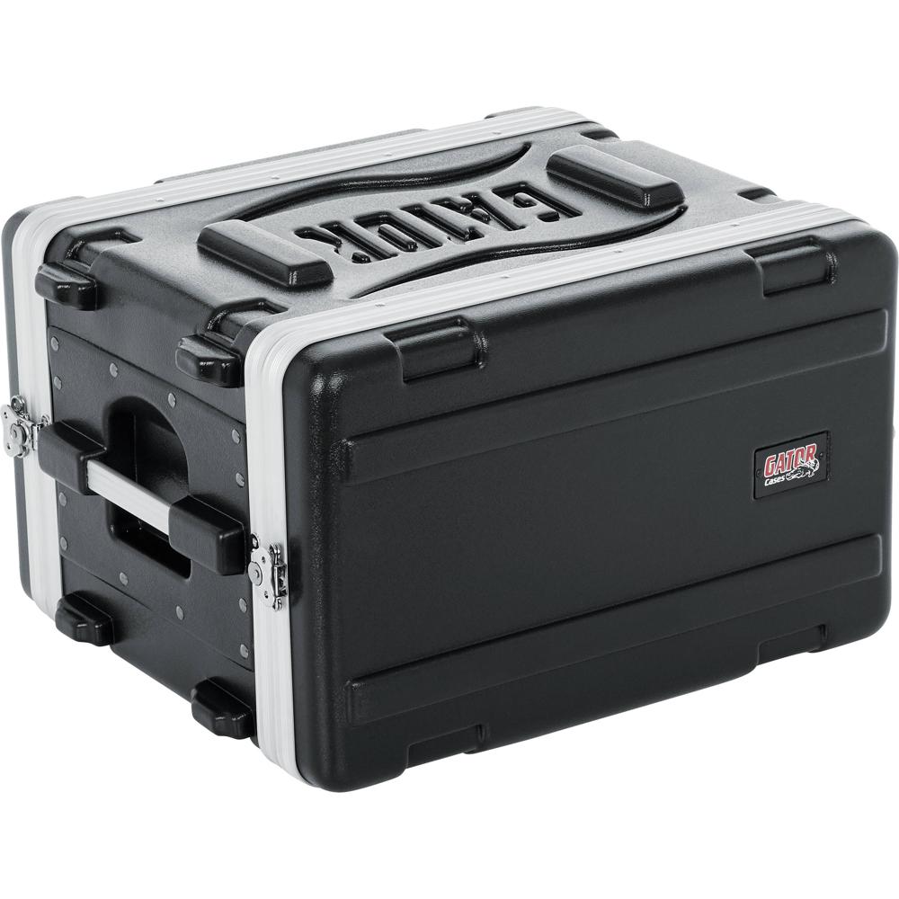 Gator Rack Case GR6S 6 RU - Polietileno Ligero, 14.25"" de Profundidad, Con Manijas Recesad