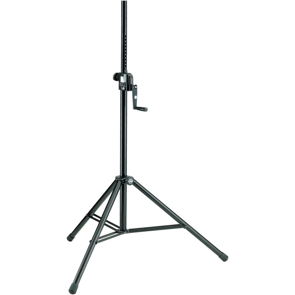 K&M Soporte de Altavoz Manual 213 - Altura Ajustable 4.54-7.15' (1385-2180mm), Capacidad d