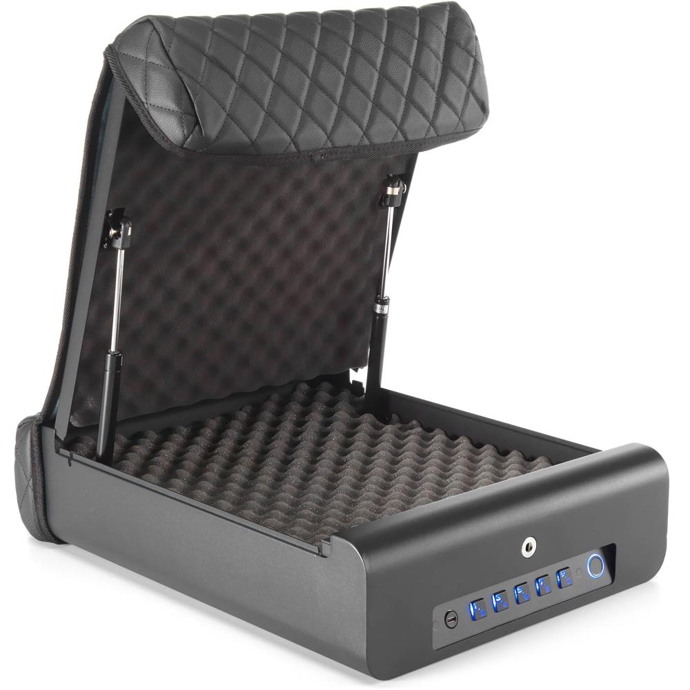 BoostedSafe Elite Fingerprint, Key & Digital Combo - Caja Fuerte de Acero con Sistema de T