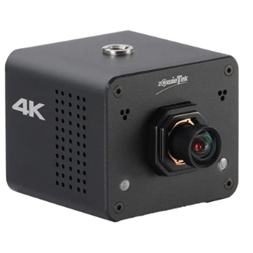 Zowietek Cámara POV 4K NDI HX3 AF - Sensor CMOS 8MP, Salida HDMI y 3G-SDI, Lente M12 de 3