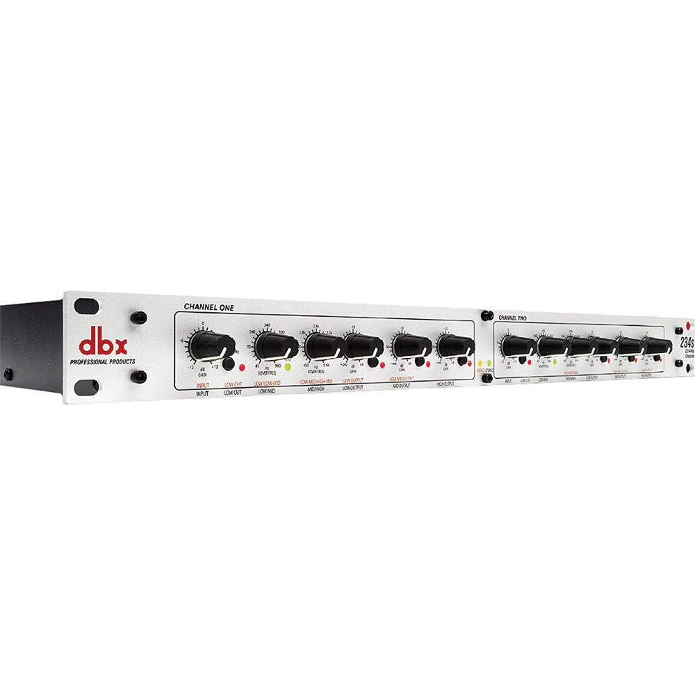 dbx Crossover 234xs Stereo 2/3-Way y Mono 4-Way con Filtros Linkwitz-Riley