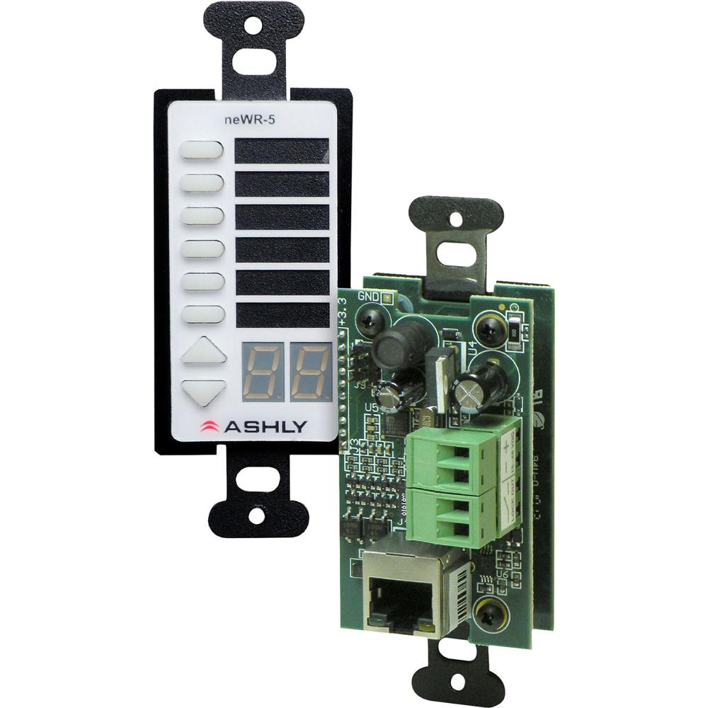 Ashly neWR-5 Control Remoto Programable de Pared para Amplificadores y Procesadores, Conex