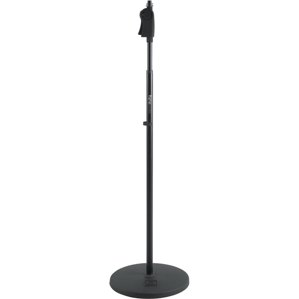 Gator Frameworks Soporte de Micrófono Redondo de 12"" con Embrague Deluxe (Paquete de 5) -