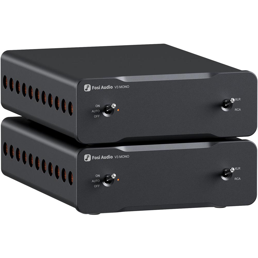 Fosi Audio Amplificador Mono V3 240W 4 Ohms con Tecnología PFFB y Fuente de Poder 48V 10A