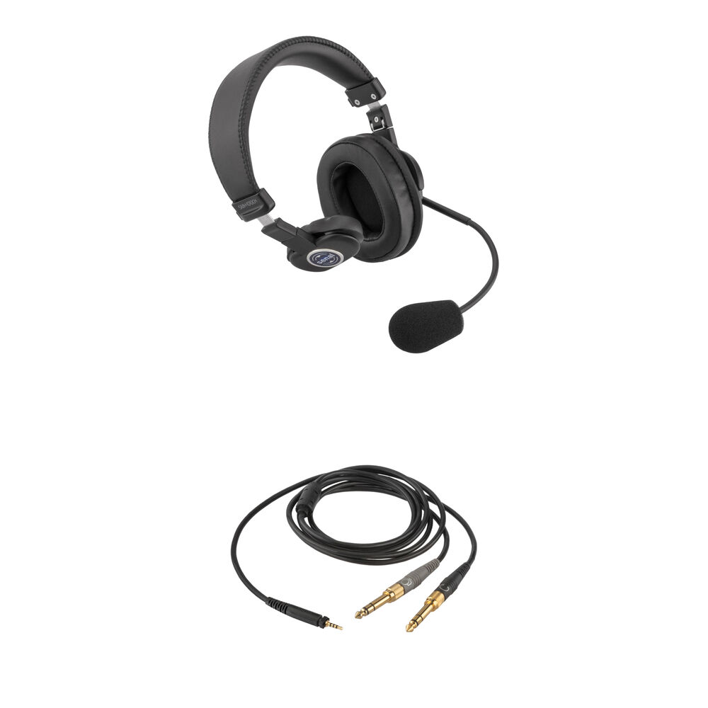 Senal SMH-1010CH2 Auricular de Comunicación Monofónico con Cable Y de 2.5mm y 3.5mm