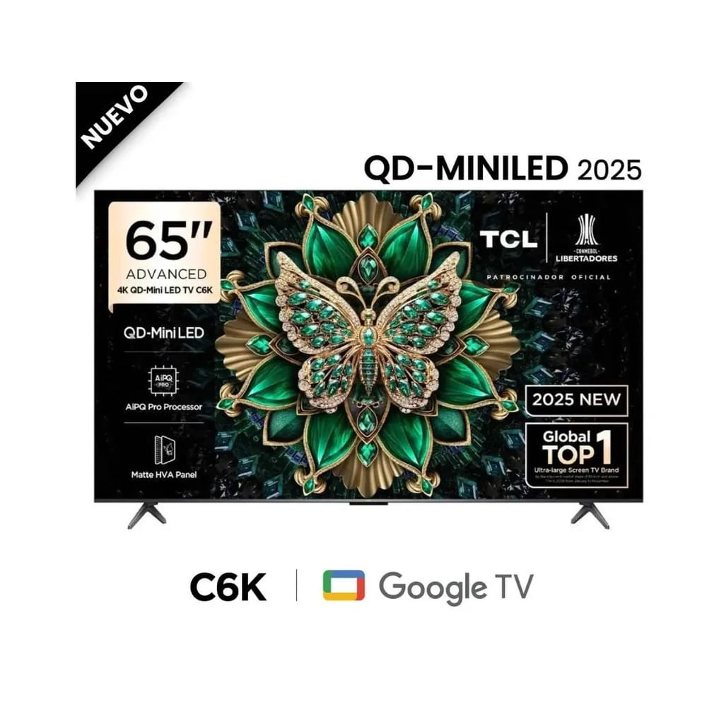 Televisor TCL 65 Qd Miniled 4K 65C6K Google TV