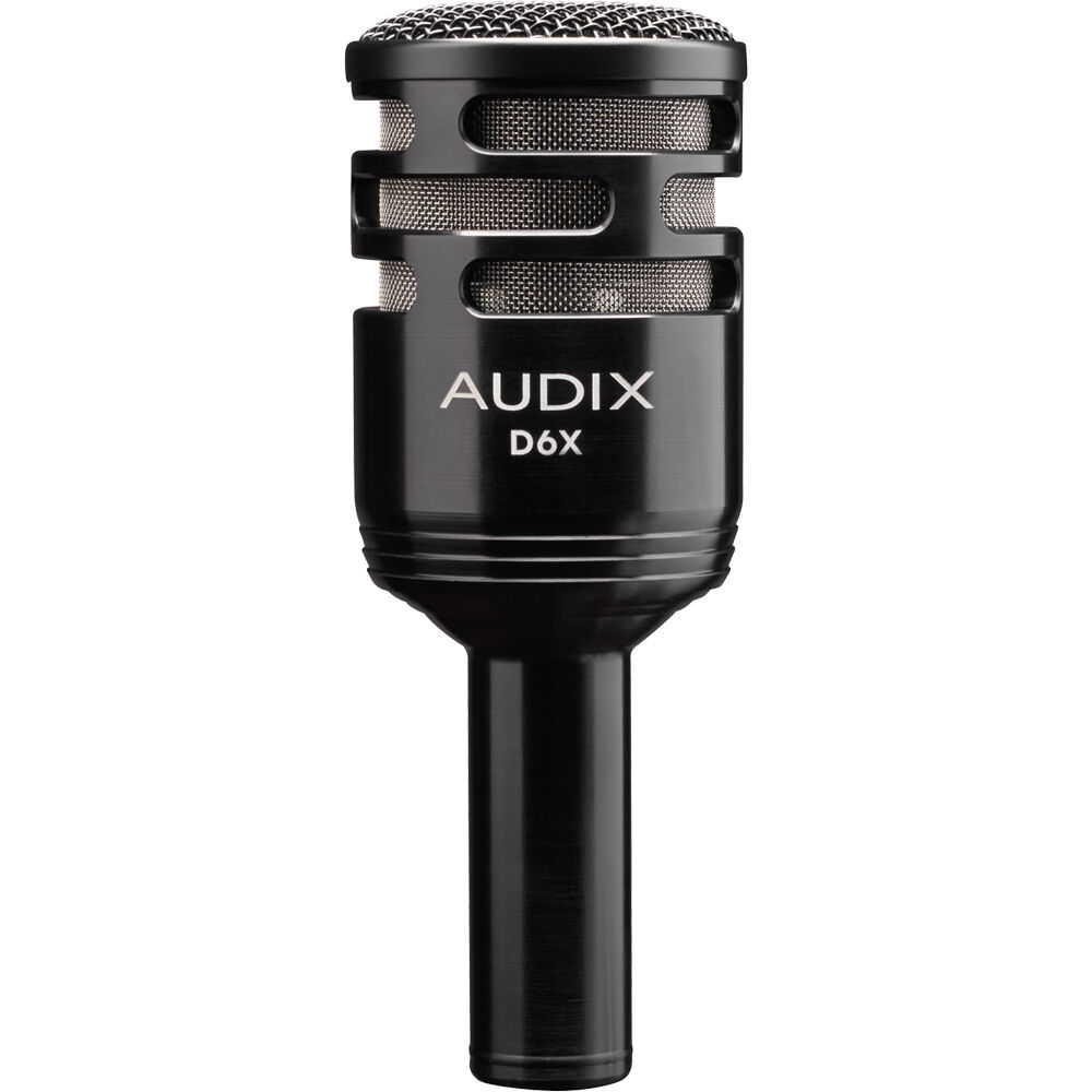 Audix D6X Micrófono Dinámico Cardioide para Instrumentos con Cápsula VLM, 3 Filtros Sel