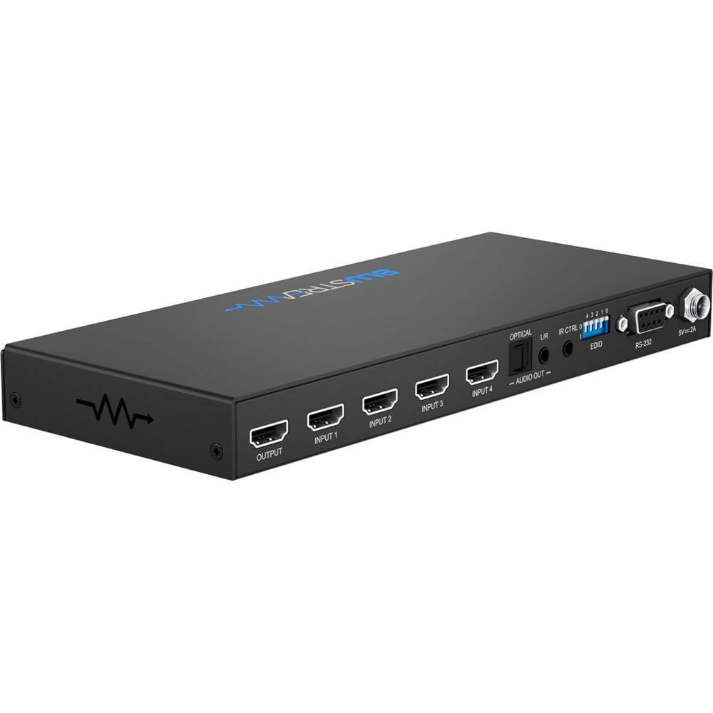 Blustream SW41AB-8K Switch HDMI 4x1 8K 60Hz, HDR, EDID Management, Auto-Switching