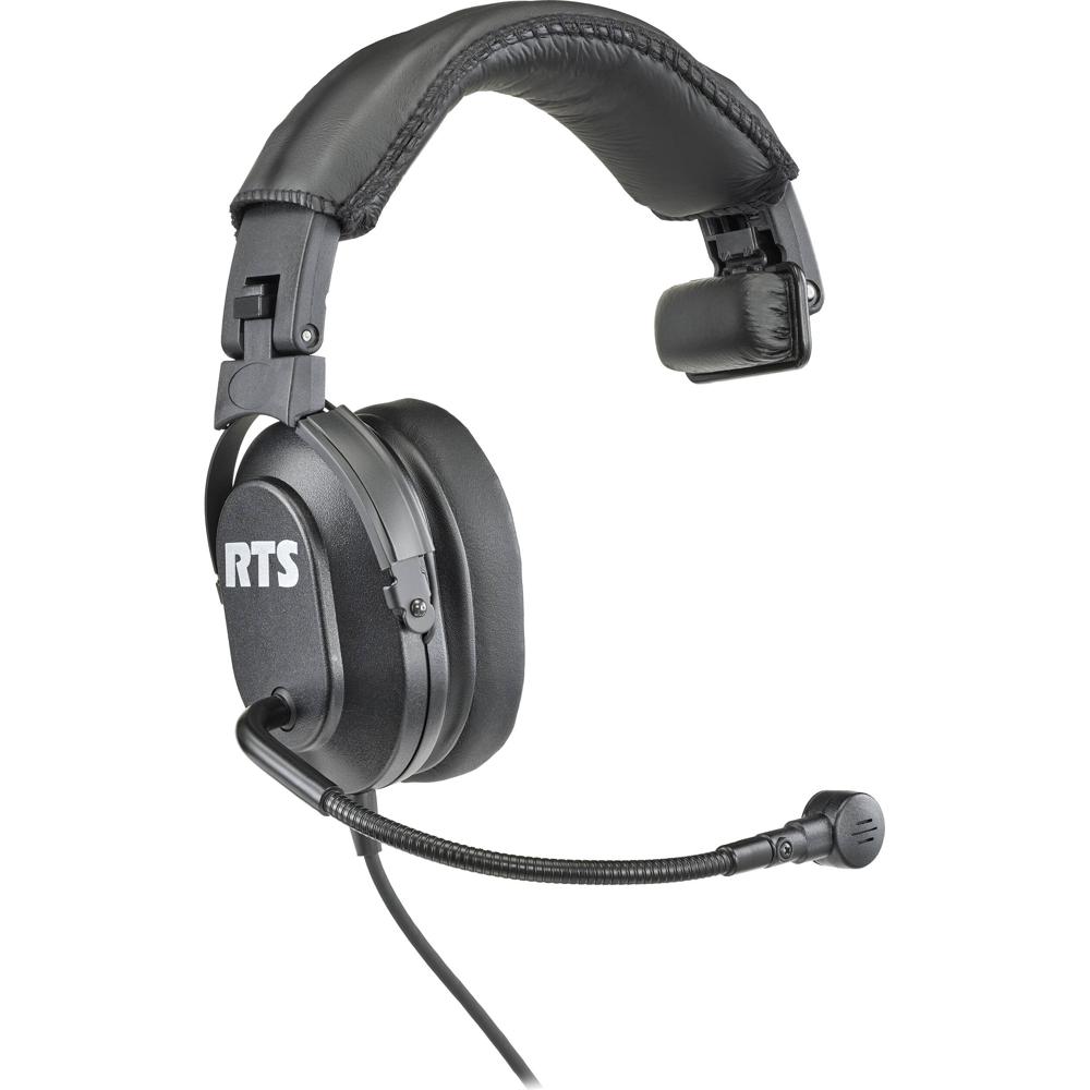 RTS HRF-1 Auricular Monofónico con Micrófono Dinámico y Conector XLR de 4 Pines