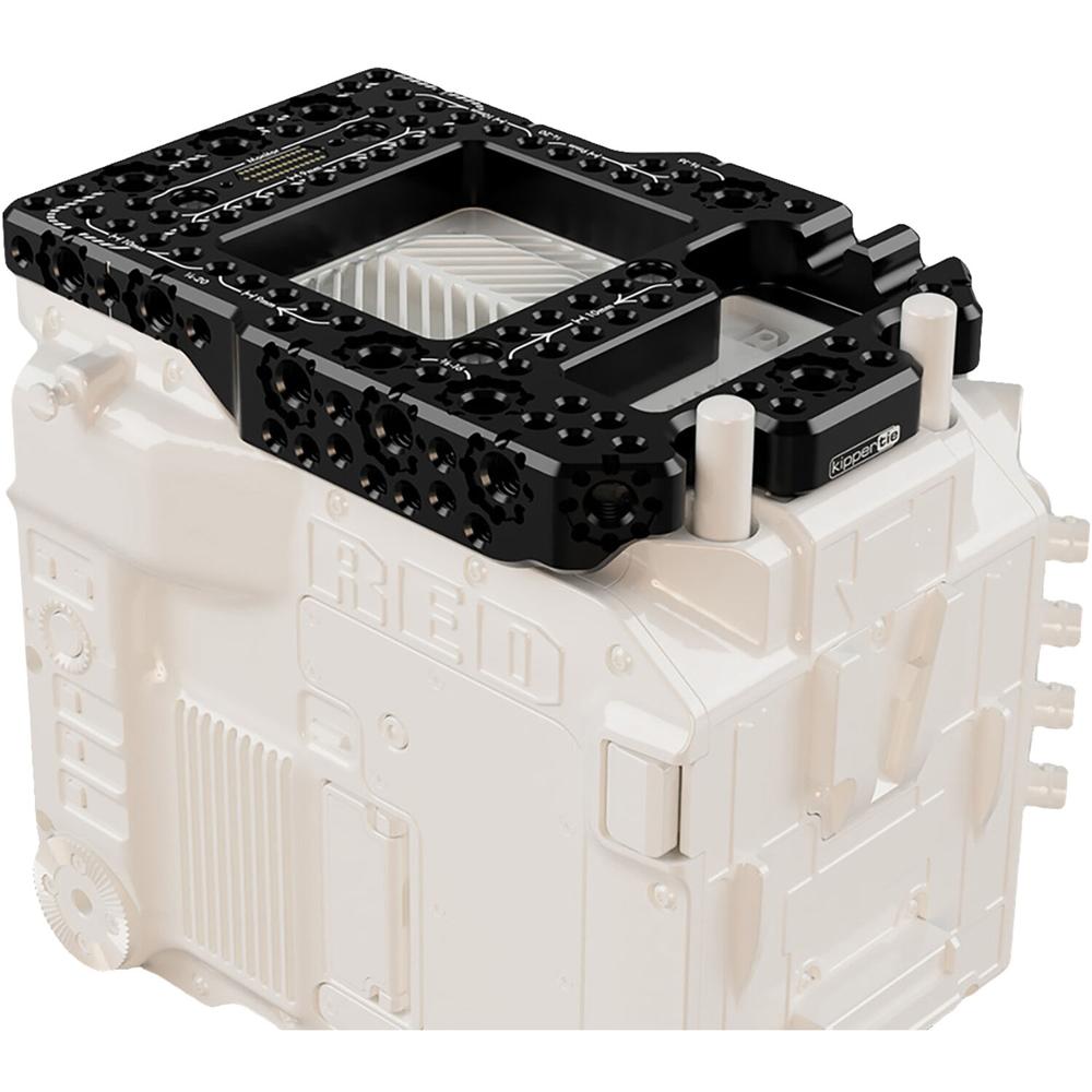 KipperTie Risa R-XL Full Top Plate para RED V-RAPTOR XL - Aluminio Aeroespacial, Montaje M