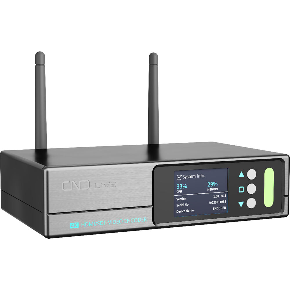 CNDLive C6 Encoder y Grabador de Video HDMI/SDI Dual-Channel 4K30/1080p60, Soporte H.264/H