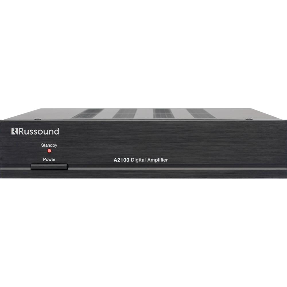 Russound A2100 Amplificador Digital de 2 Canales 100W, Clase D, Tamaño Half-Rack