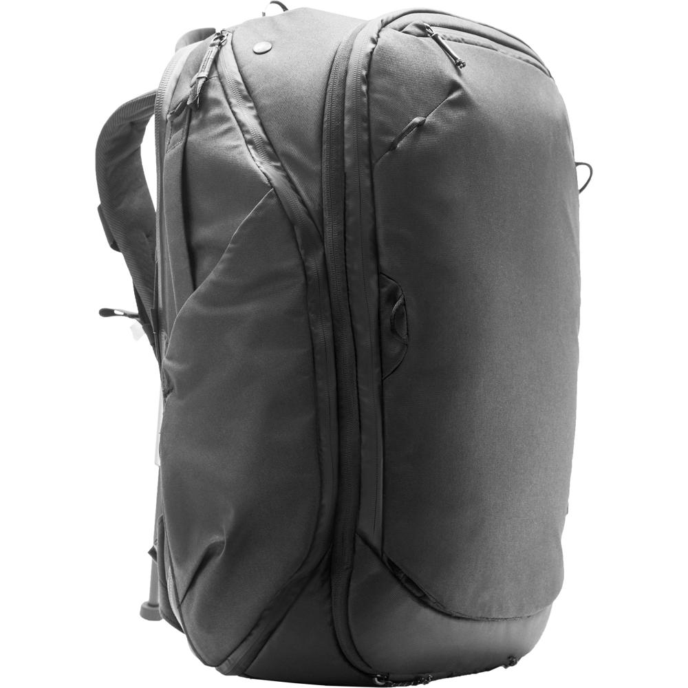 Peak Design Mochila de Viaje 45L Negra - Expandible, Compartimentos Internos, Acceso Front