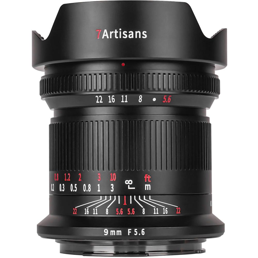 7Artisans Lente 9mm f/5.6 para Canon RF - Diseño Ultra-Ancho, Soporte para Filtros ND, En