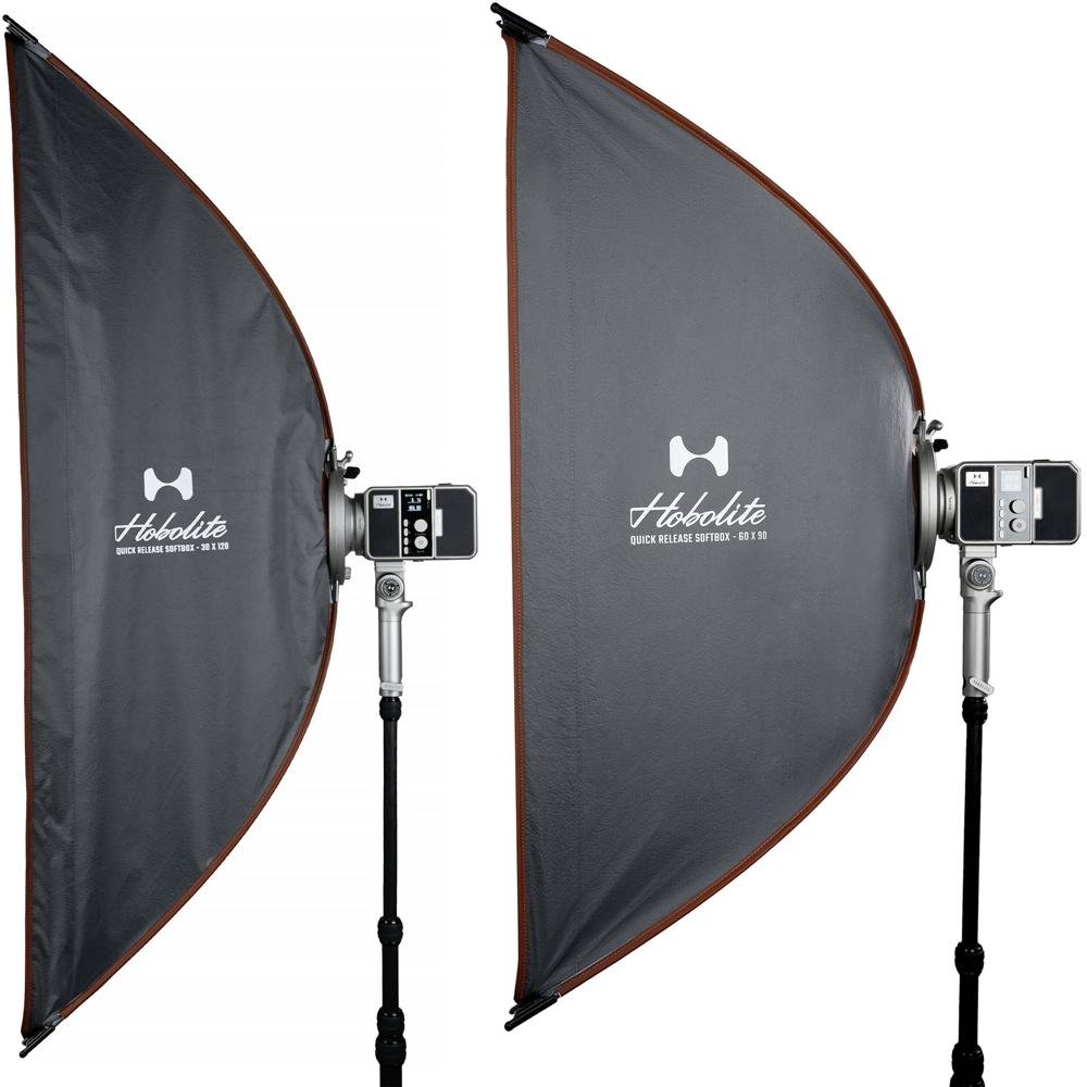 Harlowe Softbox Set Quick Release 1 x 4' y 2 x 3' con Montajes Bowens y Max