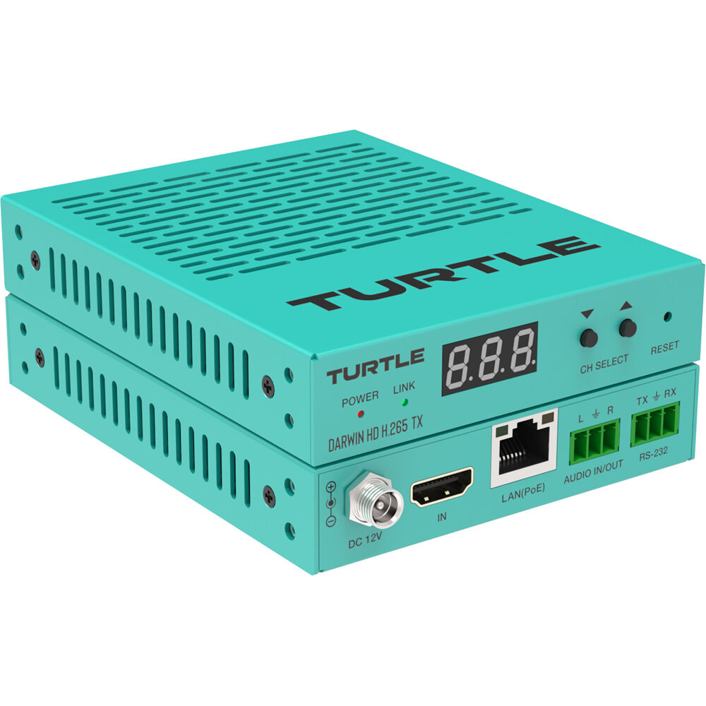 Turtle AV Transmisor AV-over-IP Darwin HD H.265 HDMI 1080p60 4:4:4