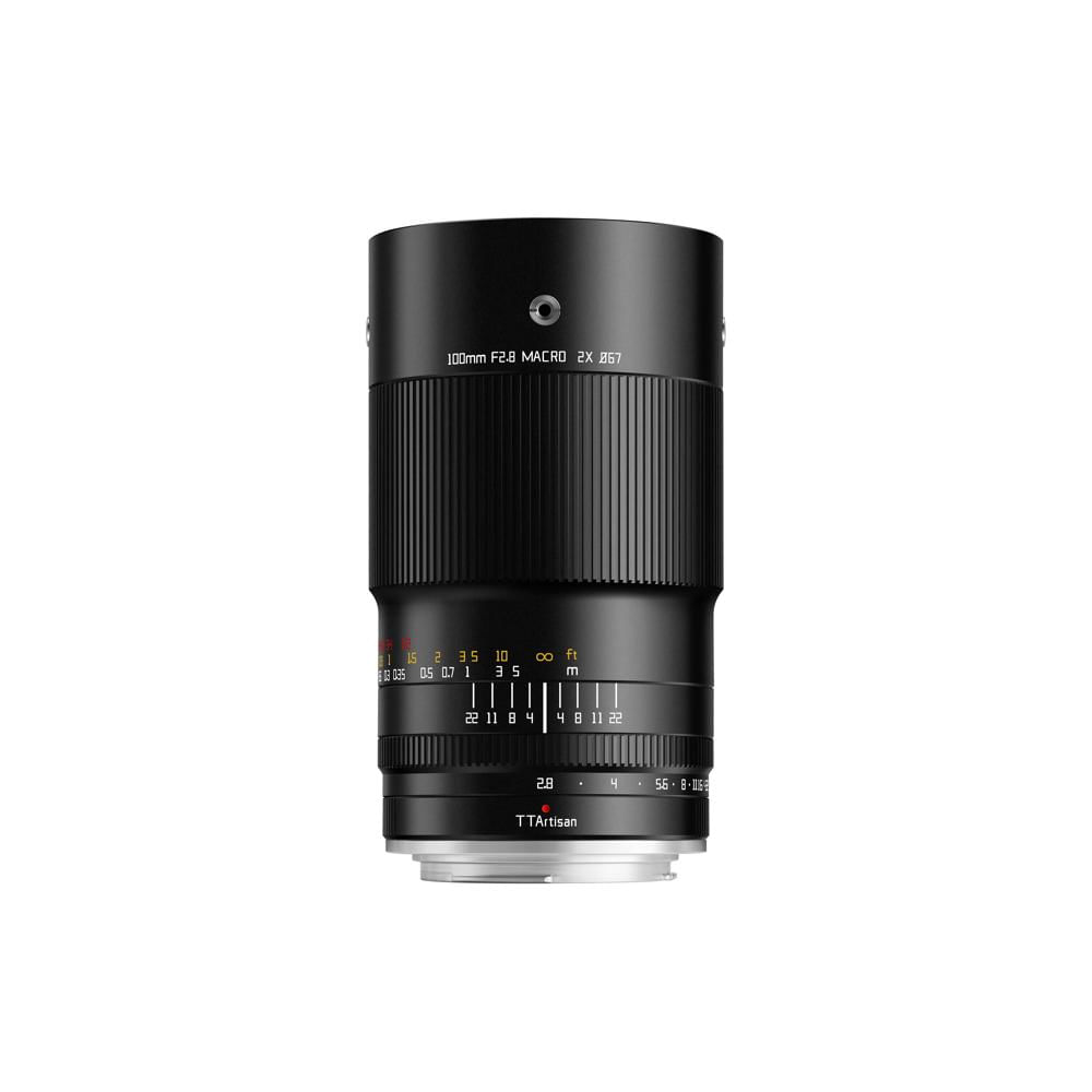 TTArtisan 100mm f/2.8 Macro Lens para Nikon F - Lente Telefoto Prime, 2x Magnificación, D