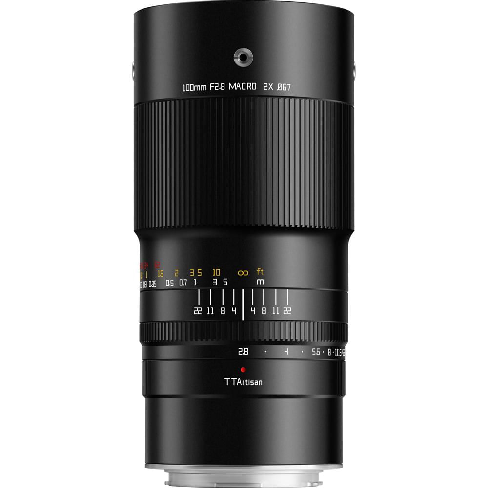 TTArtisan 100mm f/2.8 Macro Lens L-Mount - 2x Magnificación, Diseño de Enfoque Manual, D
