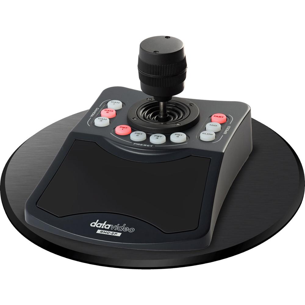Datavideo RMC-2P Controlador de Cámara de 3 Canales con Joystick y Soporte PoE