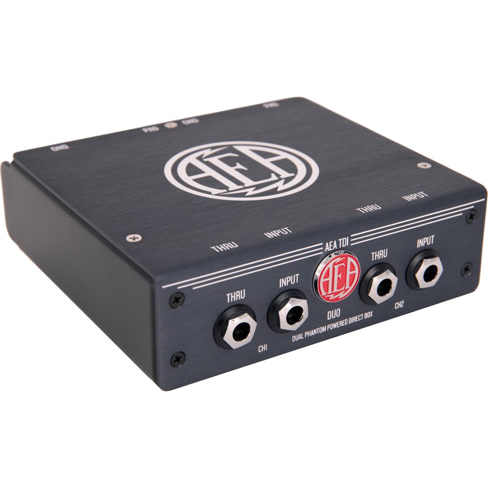 AEA Ribbon Mics TDI Duo 2-Channel Active Direct Box - Phantom-Powered, Ultralow Noise JFET