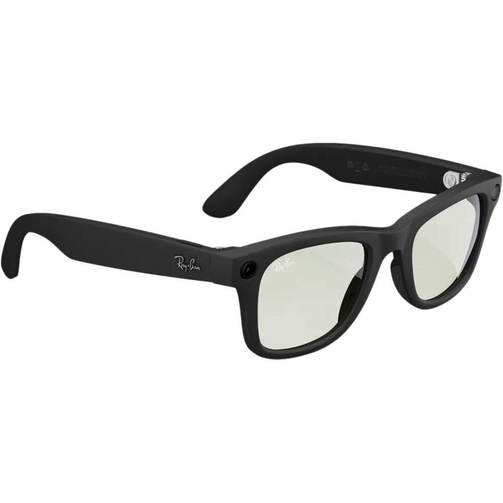 Ray-Ban Meta Wayfarer Glasses Gen 1 con Lentes de Transición Clear a Verde, Cámara de 12
