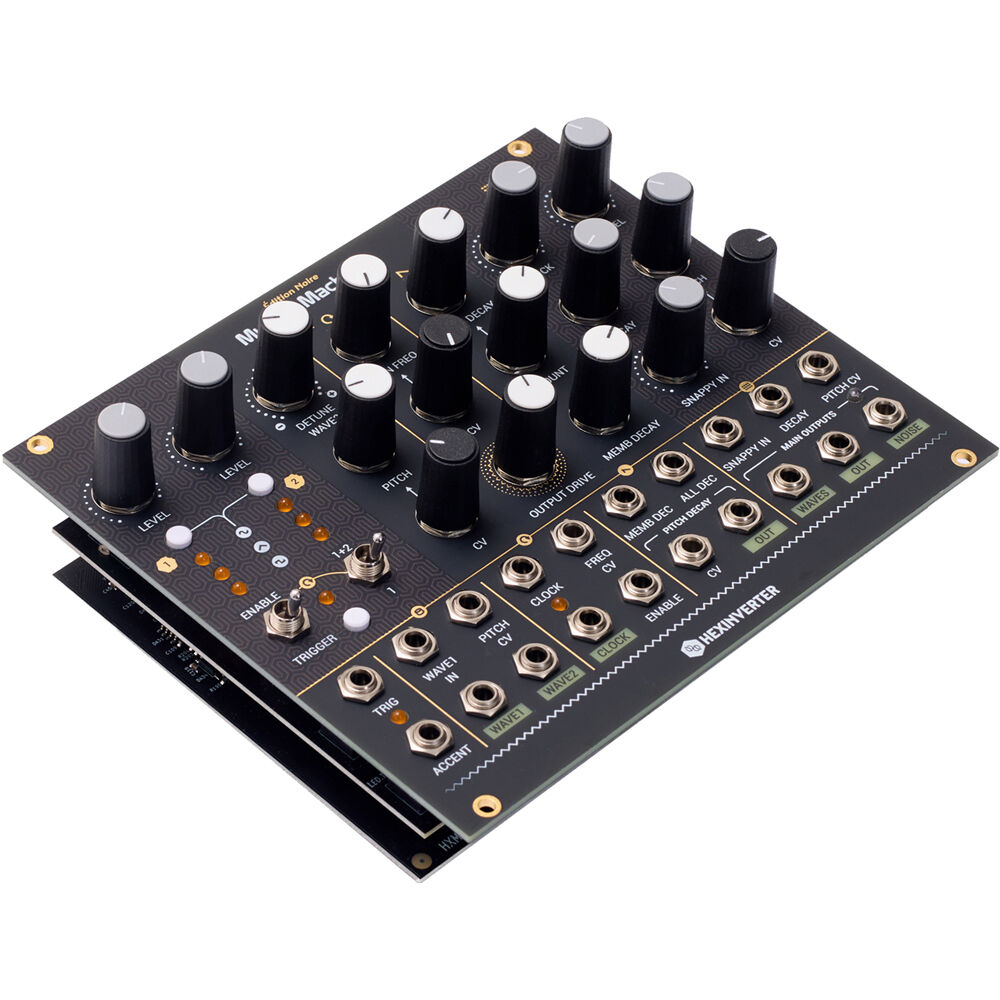 Erica Synths Mutant Machine Eurorack 29 HP - Módulo de Síntesis Percusiva Analógica Din