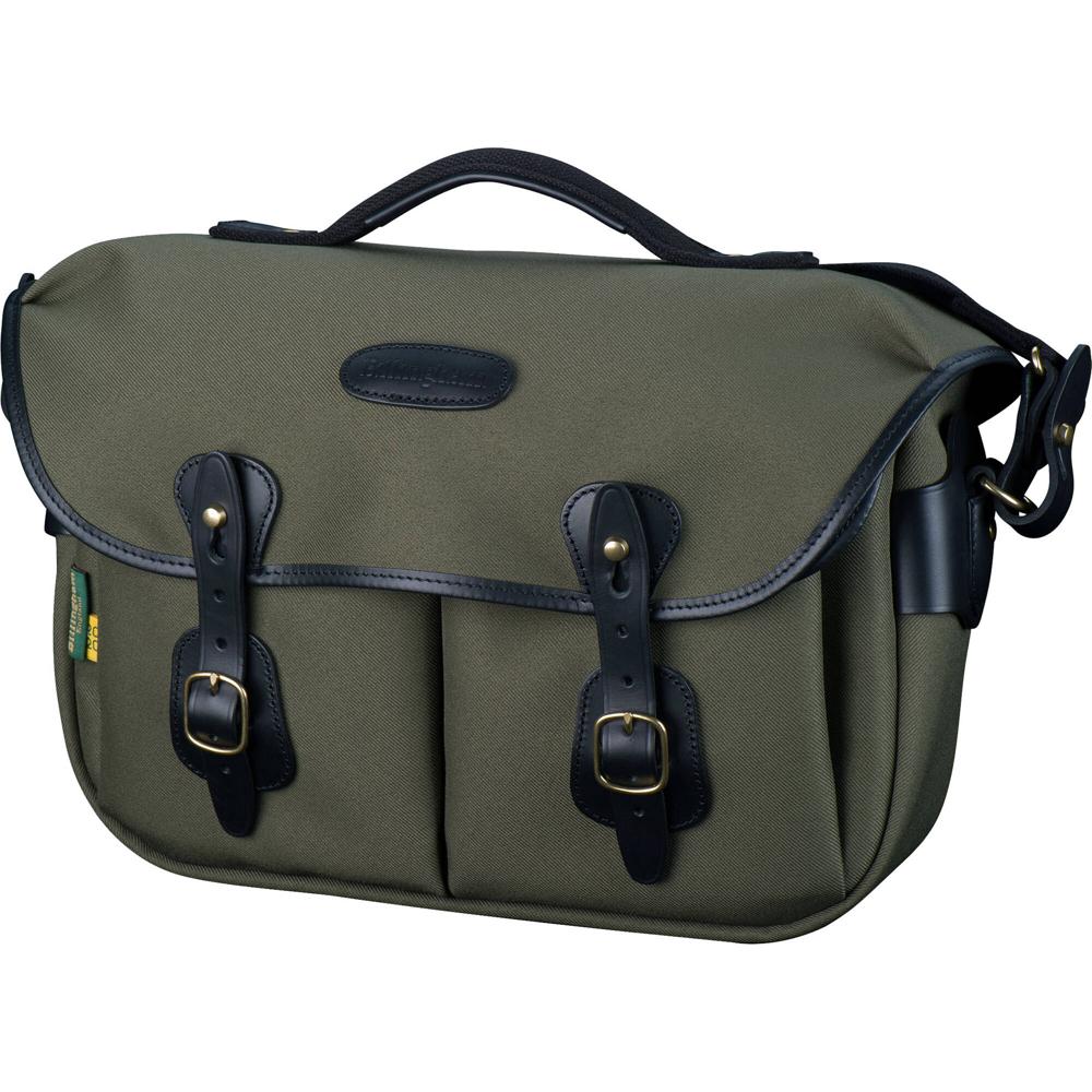Billingham Hadley Pro 2020 Bolsa para Cámara - Sage FibreNyte y Acabado en Cuero Negro, C