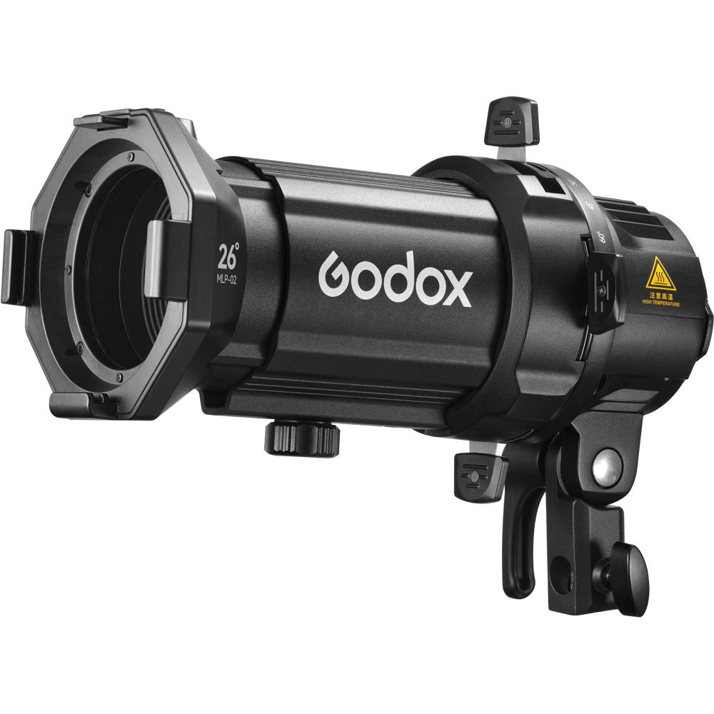 Godox Proyector para Luces LED ML30 y ML60 - 26° con Gobo Holder y 6 Gobos