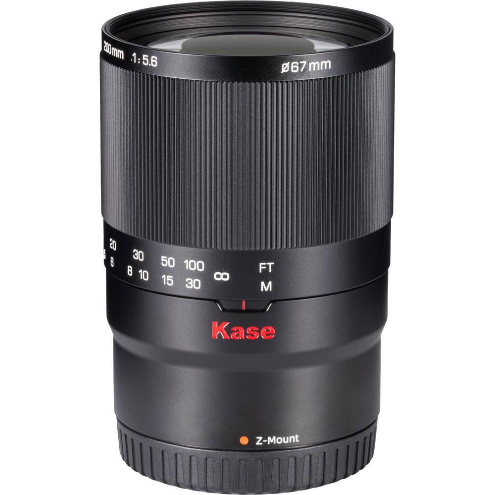 Kase 200mm f/5.6 MC Reflex Mirror Lens para Nikon Z - Teleobjetivo Compacto, Enfoque Manua