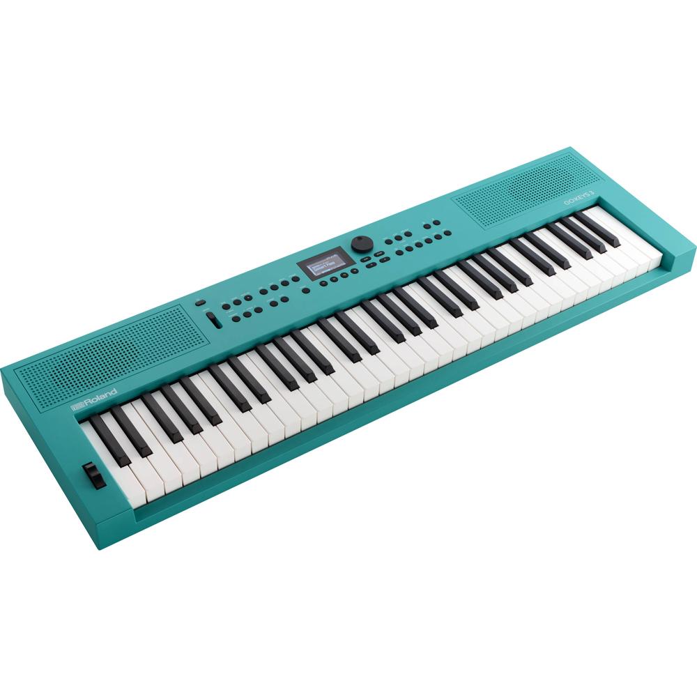 Roland GO:KEYS 3 Teclado Portátil de 61 Teclas Sensibles al Tacto - Sonidos ZEN-Core, Blu