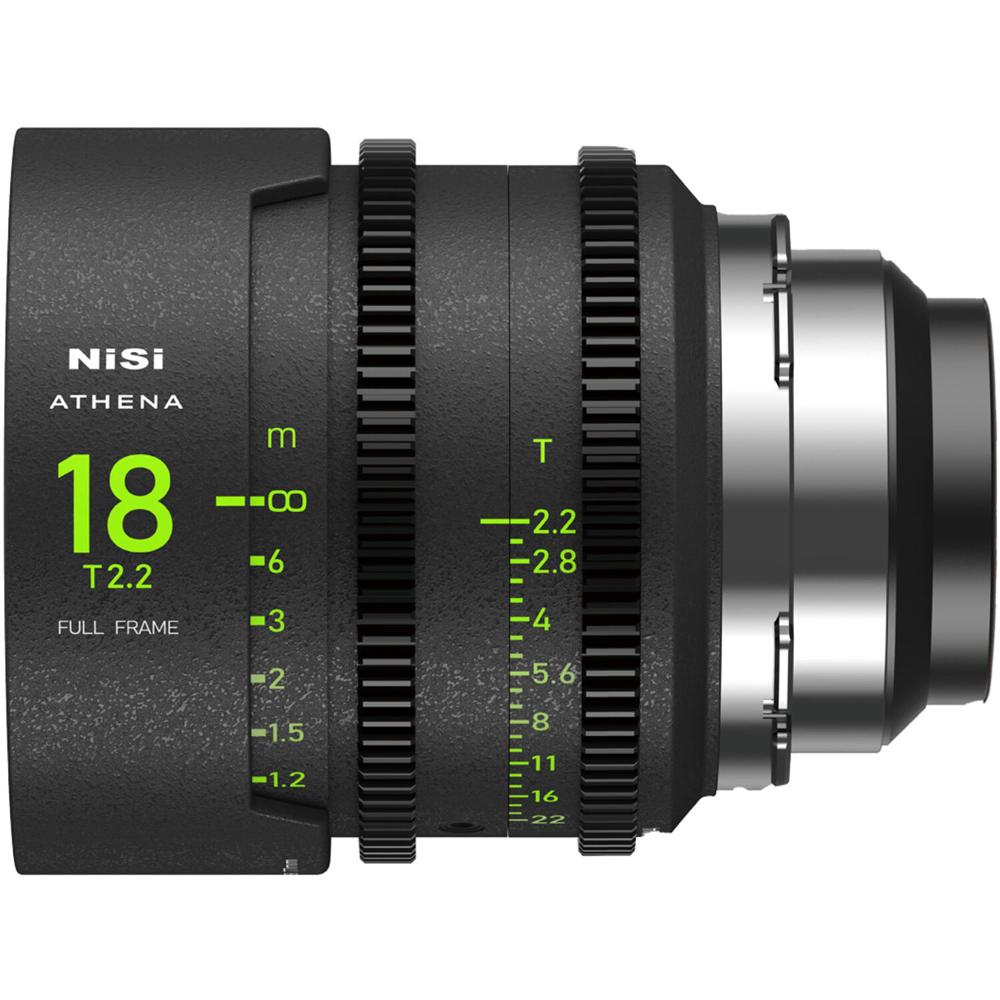 NiSi ATHENA PRIME 18mm T2.2 Lente Full-Frame (ARRI PL) - Bokeh Suave, Montura de Filtro Tr