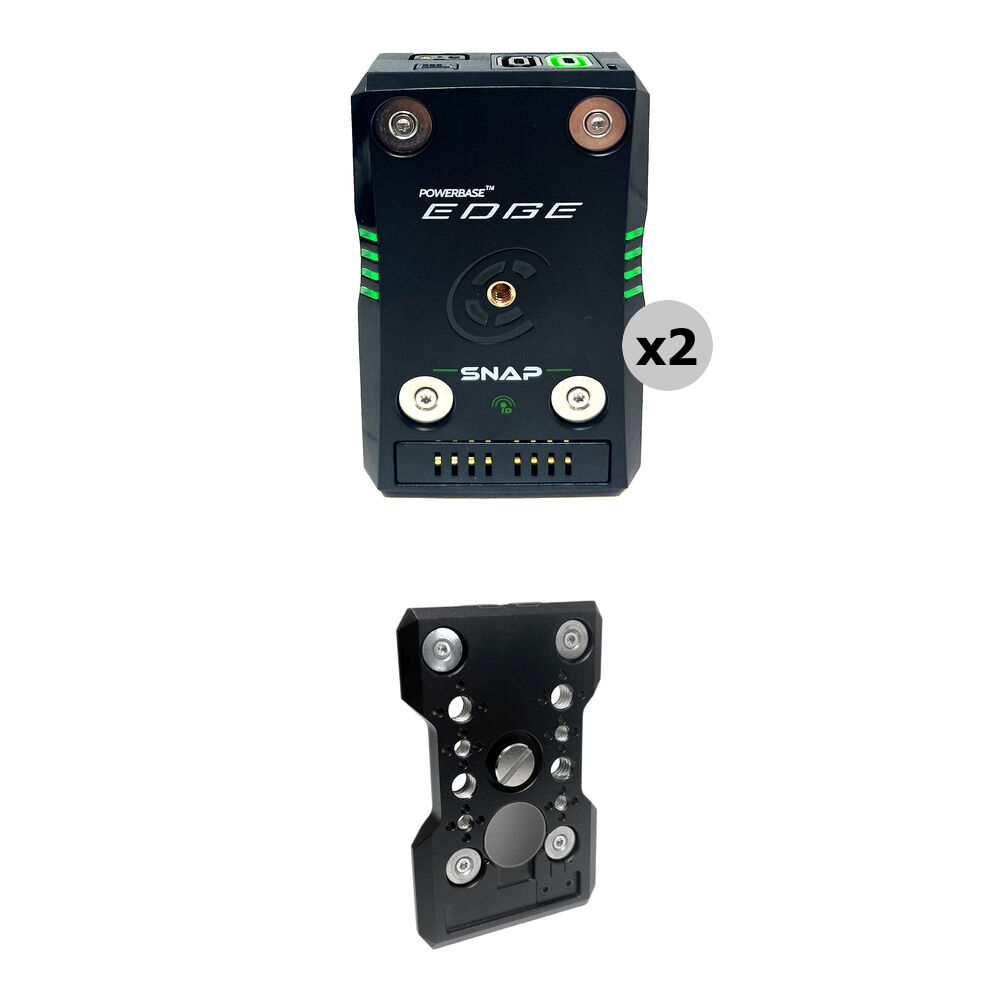 Core SWX Powerbase EDGE SNAP Kit 2 Baterías 49Wh con Placa de Liberación Rápida