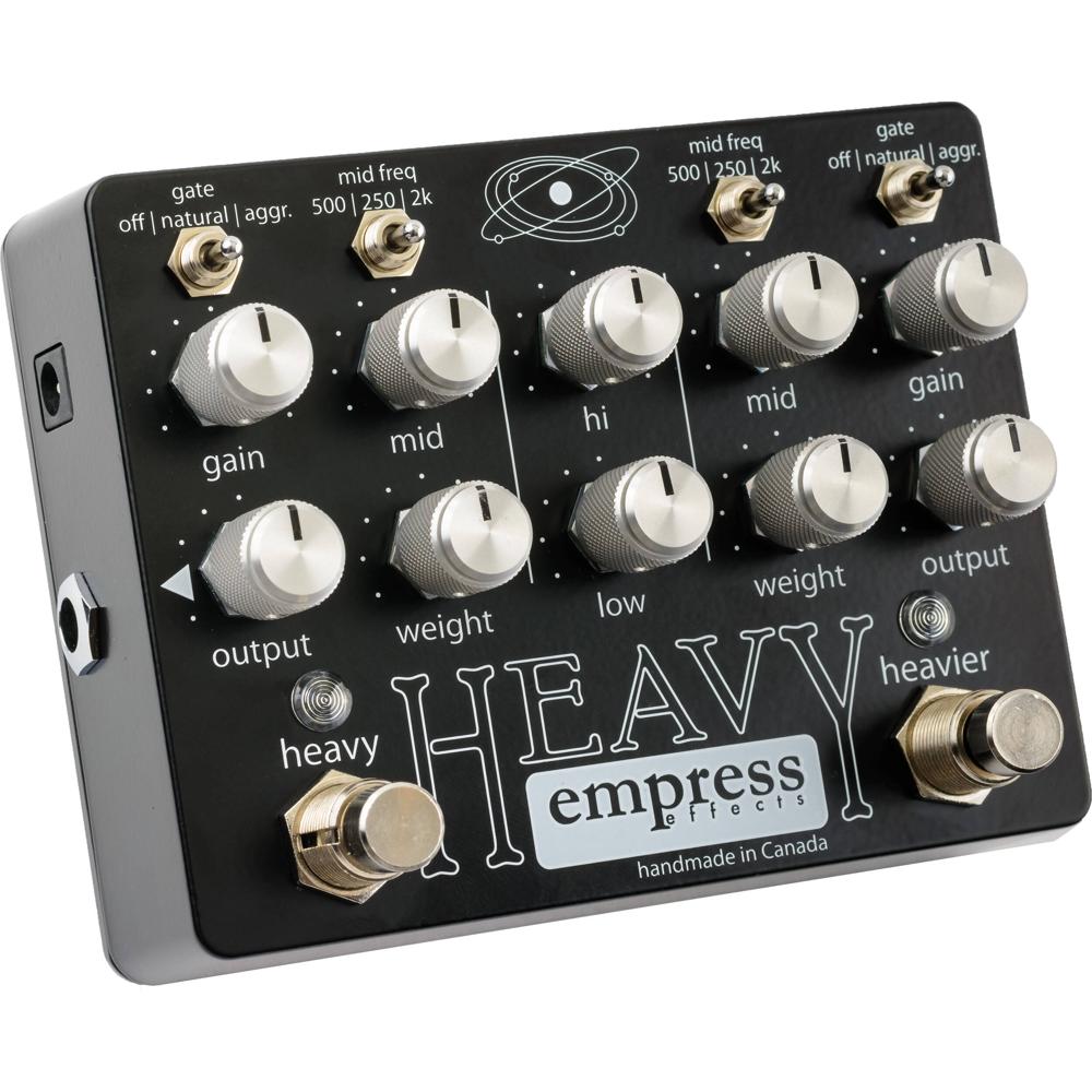 Empress Effects Pedal de Distorsión Heavy con Noise Gate, 2 Canales, EQ de 3 Bandas y Con