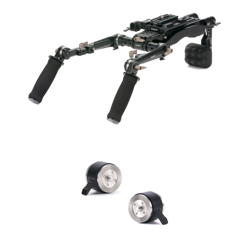 Tilta Rig de Hombro Ligero con Kit de Rosetas de Ajuste Rápido - Sistema de Rig de Hombro