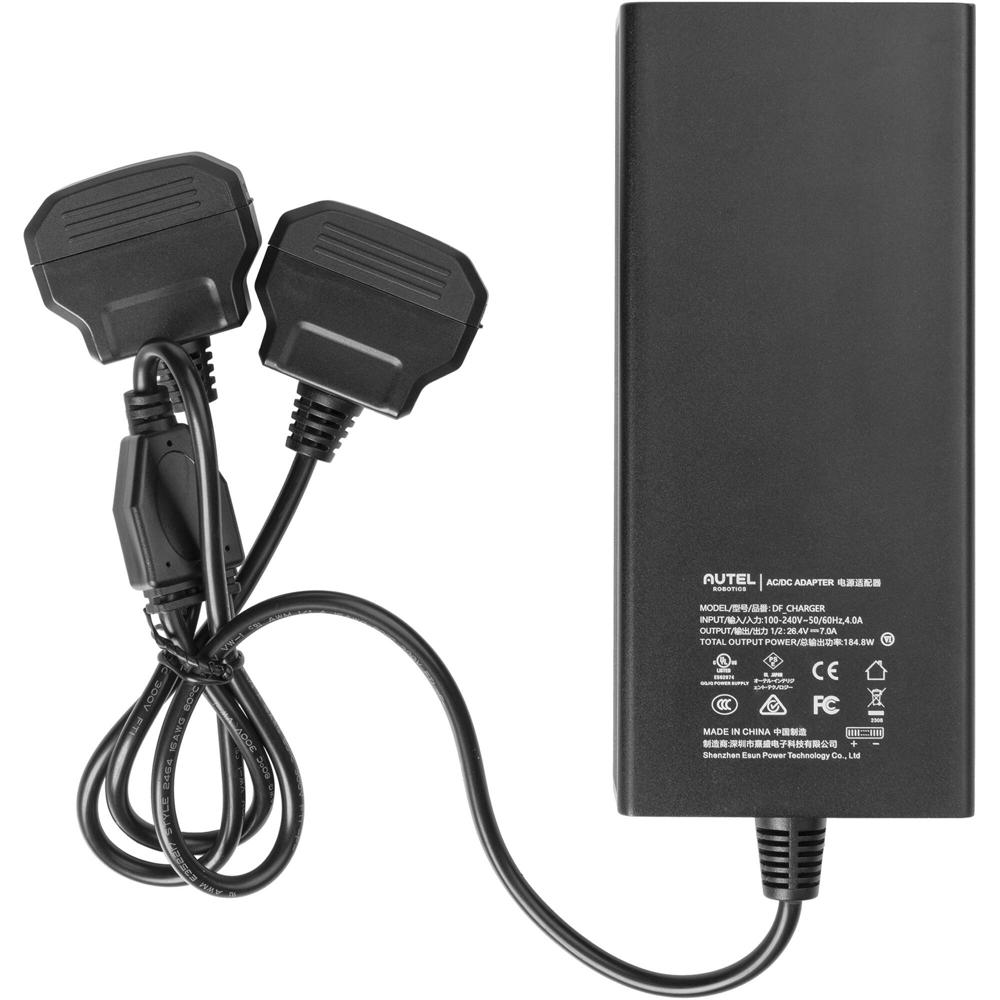 Autel Robotics Cargador Doble para Baterías Alpha - Entrada Doble Voltaje 100-240 VAC, Sa
