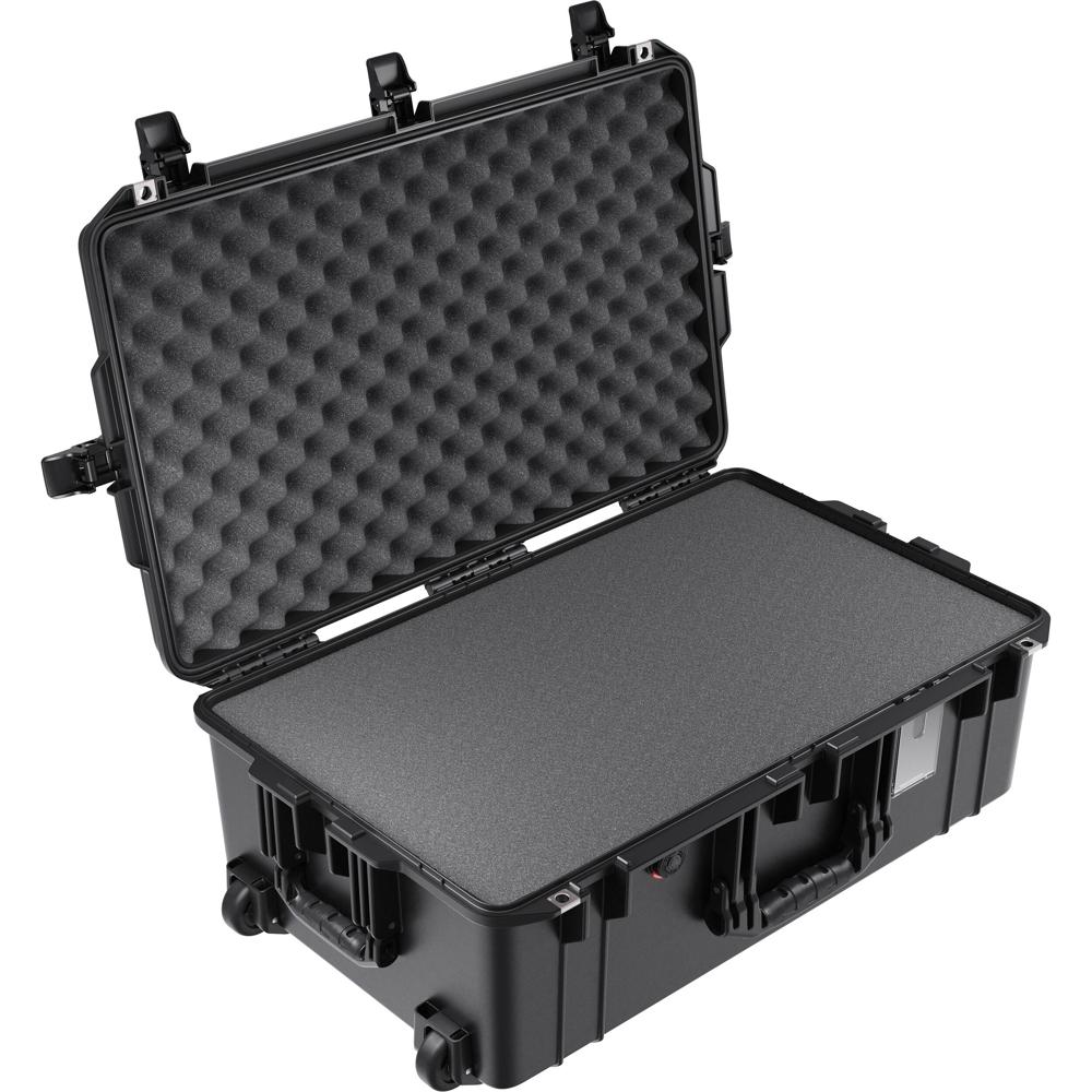 Pelican 1595AirWF Estuche Duro con Ruedas Negro 56.6L - Impermeable, Resistente al Polvo y