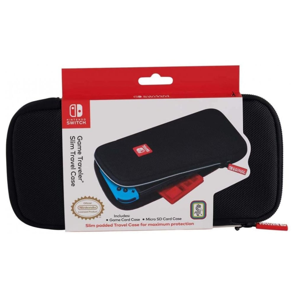 Nintendo Switch Game Traveler Deluxe Travel Case Slim Negro