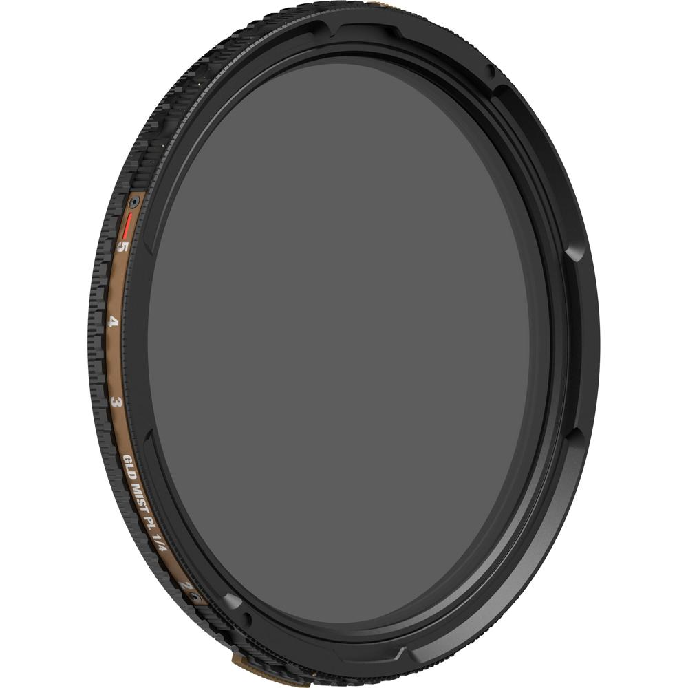 PolarPro Filtro Chroma VND/PL Gold Mist 95mm - 2 a 5 Stops, Grado 1/8, Cristal Chroma