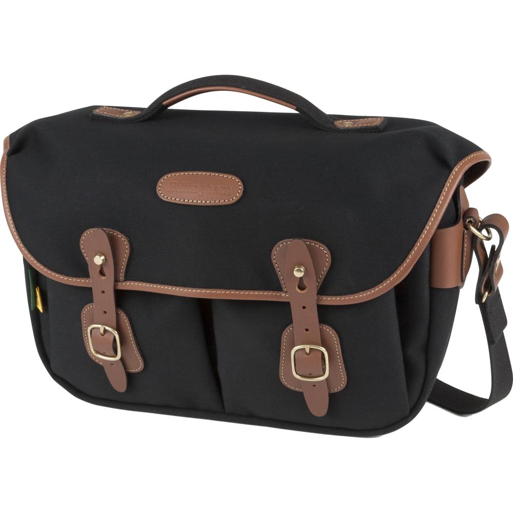 Billingham Hadley Pro 2020 Bolsa para Cámara - Negro Canvas con Detalles en Cuero Beige,