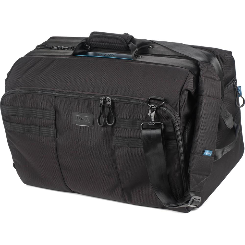 Tenba Cineluxe V2 Shoulder Bag 24 Hightop 60L - Negro, Abertura Estilo Doctor, Pocket para