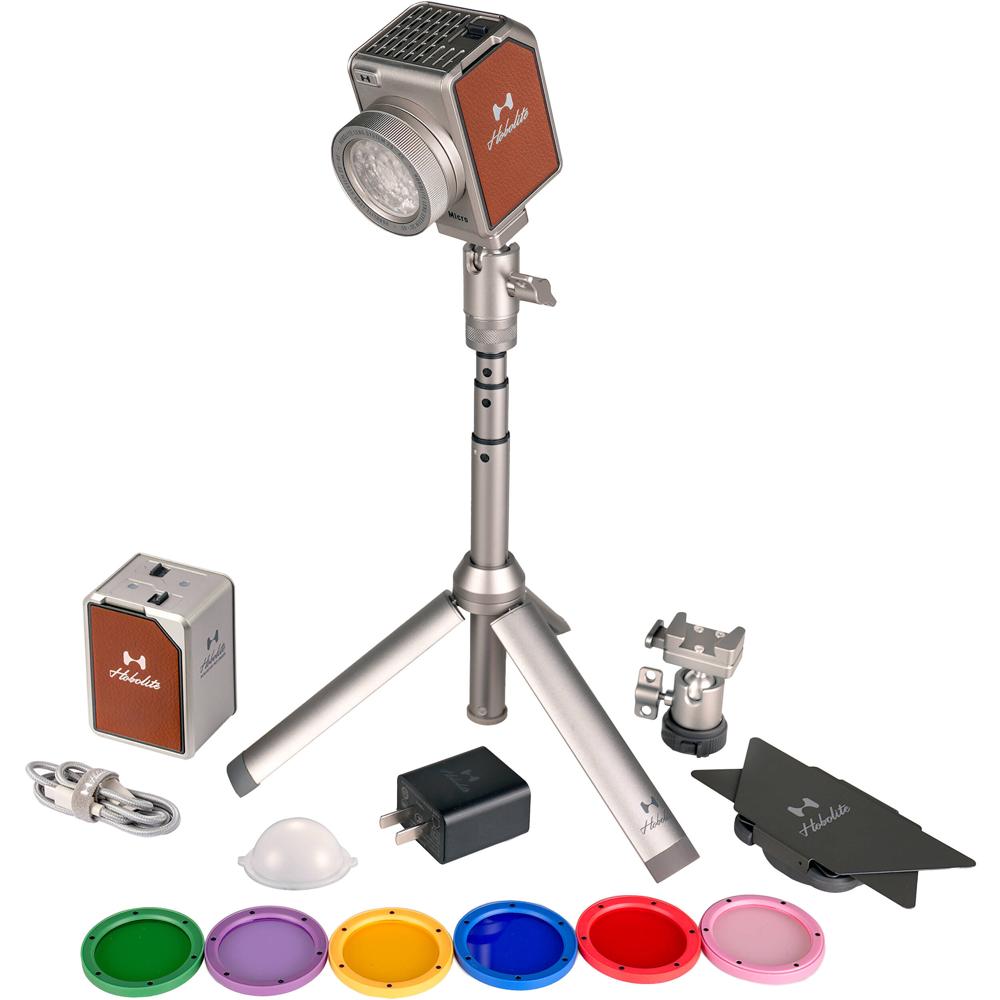 Hobolite Micro Bi-Color LED Light Master Kit - 500 Lumens, 2700-6500K, CRI 96, Incluye Bar
