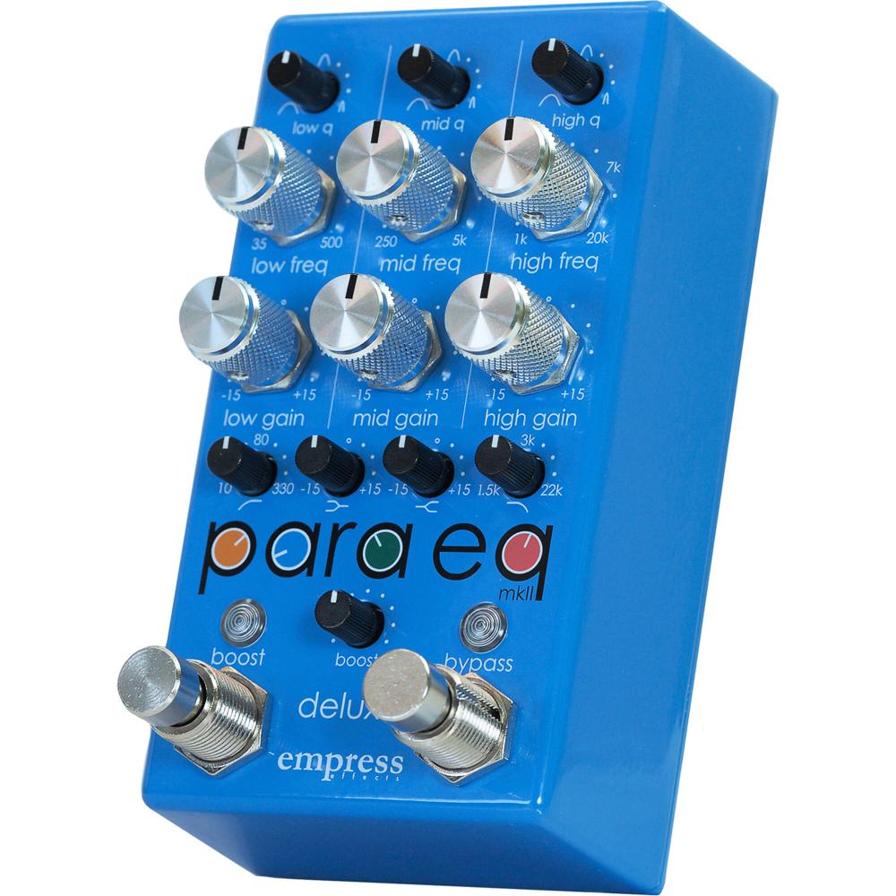 Empress Effects ParaEq MKII Deluxe Pedal Ecualizador Paramétrico 3-Bandas con Control de