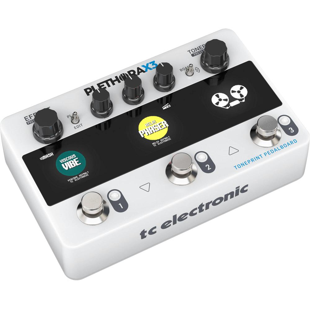 TC Electronic Plethora X3 Pedal Multi-FX con 75 TonePrints, MASH Footswitches y Bluetooth