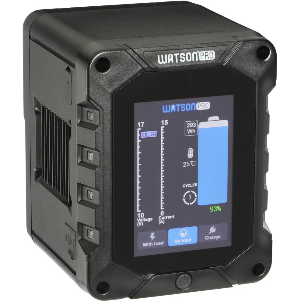 Watson Batería V-Mount VM-293-SP SmartPower 293Wh con Pantalla LCD y 4 Salidas D-Tap