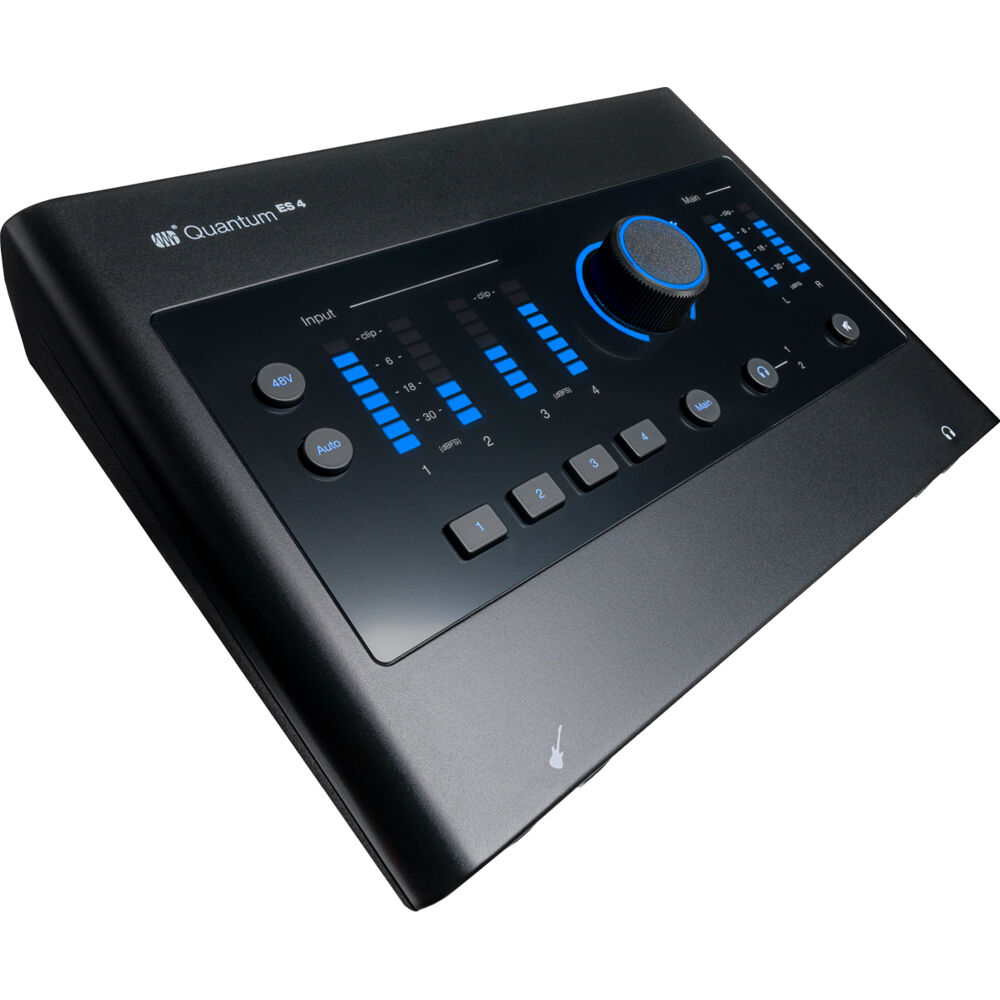 PreSonus Quantum ES 4 Interfaz de Audio USB-C 4x4 con 4 Preamplificadores MAX-HD y Convers