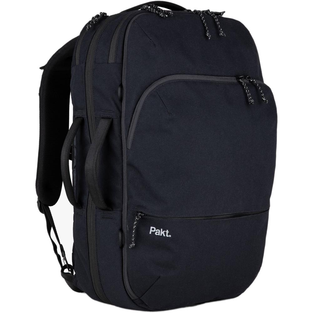 Pakt Mochila de Viaje 35L Negra con Compartimento Padded para Laptop de 16"" y Sistema Dais