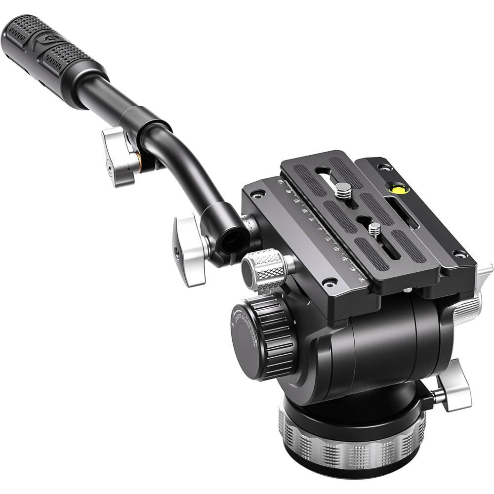 Leofoto BV-20K Cabezal de Trípode Fluido 75mm con Sistema de Equilibrio Rebotante Continu